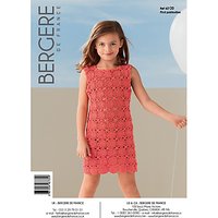 Bergere De France Coton Fifty Children's Dress Crochet Pattern, 42720