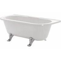 Cooke & Lewis Duchess Acrylic Oval Freestanding Bath (L)1675mm (W)740mm