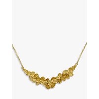 London Road 9ct Gold Leaves Necklace, Gold