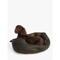 Barbour Tartan Quilted Dog Bed