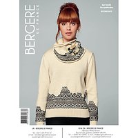 Bergere De France Ideal Women's Jacquard Sweater Knitting Pattern, 70483