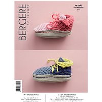 Bergere De France Ideal Baby's Slippers Knitting Pattern, 70491