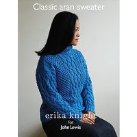 Erika Knight For John Lewis Classic Aran Sweater Knitting Pattern