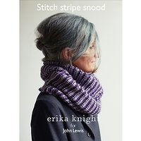 Erika Knight For John Lewis Stitch Stripe Snood Knitting Pattern