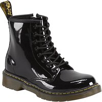 Dr Martens Brooklee Patent Leather Boots, Black