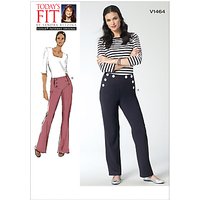 Vogue Women's Trousers Sewing Pattern, 1464