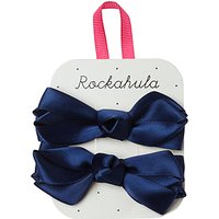 Rockahula Satin Ruffle Bow Clips, Pack Of 2