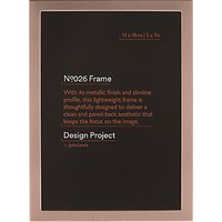 Design Project By John Lewis No.026 Rose Gold Finish Photo Frame, 5 X 7