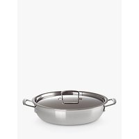 Le Creuset 3-Ply Stainless Steel Shallow Casseroles