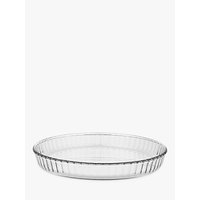 Pyrex Fluted Glass Round Flan Oven Dish, Dia.24cm