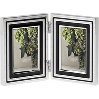Vera Wang For Wedgwood With Love Double Photo Frame, Noir, 2 X 3 (5 X 8cm)
