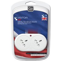 Go Travel Double Adaptor For UK Visitors