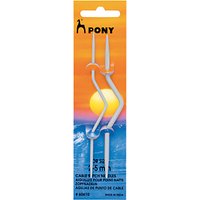 Pony Cranked Cable Stitch Knitting Needles, Pack Of 2