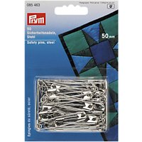 Prym Safety Pins, Steel, 50mm, Pack Of 50