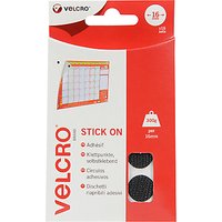 VELCRO® Brand Stick-On Coin Fasteners, Pack Of 16