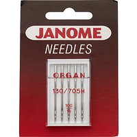 Janome Standard Sewing Needles, Assorted, Pack Of 5