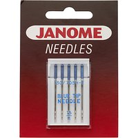 Janome Blue Tip Needles, Size 11, Pack Of 5