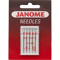 Janome Denim Needles, Pack Of 5