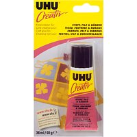 UHU Creativ Glue For Fabrics, Felt And Ribons, 39ml