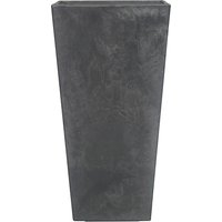 Artstone Ella Vase Planter, Black, H49cm