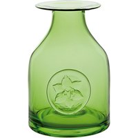 Dartington Crystal Lily Bottle Vase, Green