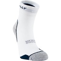 Hilly Monoskin Supreme Running Anklet Socks, White/Grey