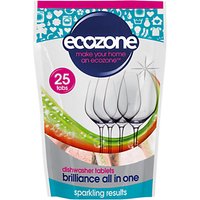 Ecozone Dishwasher 5 In 1 Tab, Pack Of 25