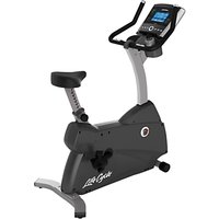 Life Fitness Lifecycle C3 Upright Exercise Bike With Go Console