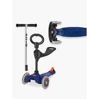 Micro Mini Micro 3-in-1 Scooter With Seat And O-Bar Handle, 1-5 Years, Blue
