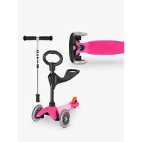 Mini Micro 3-in-1 Scooter With Seat And O-Bar Handle, 1-5 Years, Pink