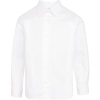 John Lewis Girls' Long Sleeve Fitted Pure Cotton School Blouse, White