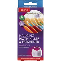 Acana Hanging Moth Killer And Wardrobe Freshener, Pack Of 4