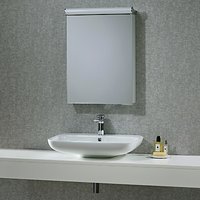 Roper Rhodes Elevate Illuminated Single Bathroom Cabinet With Double-Sided Mirror