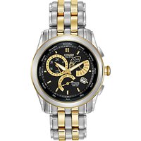 Citizen BL8004-53E Men's Calibre 8700 Eco Drive Perpetual Calendar Bracelet Strap Watch, Silver/Gold