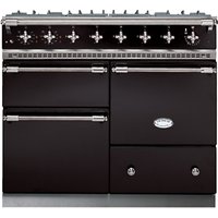 Lacanche Macon LG1053GE Dual Fuel Range Cooker, Black / Chrome Trim