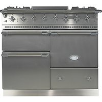 Lacanche Macon LG1053GE Dual Fuel Range Cooker, Stainless Steel / Chrome Trim