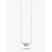 Estella Bartlett Feather Pendant Necklace, Silver