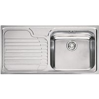 Franke Galassia GAX 611 Inset Kitchen Sink With Right Hand Bowl, Stainless Steel