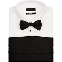 John Lewis Tailored Fit Dress Shirt Set, White/Black