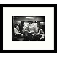 Getty Images Gallery Paul McCartney & Mick Jagger First Class Travel 67 Framed Print, 49 X 57cm