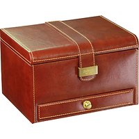 Dulwich Designs Heritage 3 Piece Watch Box, Brown