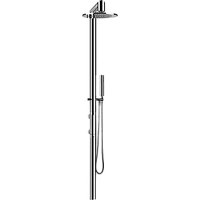 Abode Euphoria Oval Wall Mounted Exposed Thermostatic Shower, H1829mm