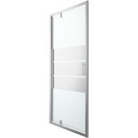 Cooke & Lewis Beloya Pivot Shower Door With Mirror Glass (W)1000mm