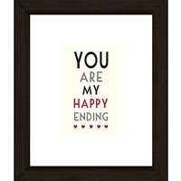 East Of India You Are My Framed Print, 27 X 23cm