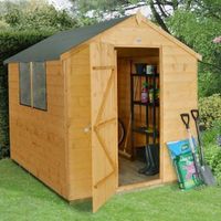 8X6 Apex Shiplap Wooden Shed With Assembly Service Base Included