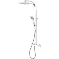 Triton Excellente Rear Fed Chrome Thermostatic Bar Mixer Shower With Diverter