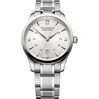 Victorinox 241476 Men's Alliance Bracelet Strap Watch, Silver
