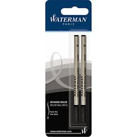 Parker Waterman Rollerball Pen Refills, Black, Pack Of 2