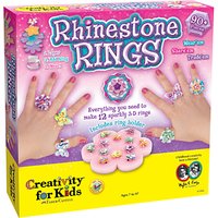 Creativity For Kids Rhinestone Rings Set