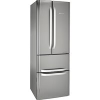 Hotpoint FFU4DX Fridge Freezer, A+ Rated, 70cm Wide, Stainless Steel/Silver